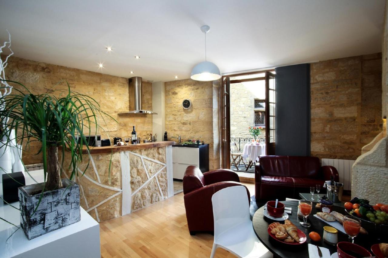 In Sarlat Luxury Rentals, Medieval Center - Maison Fenelon Eksteriør bilde